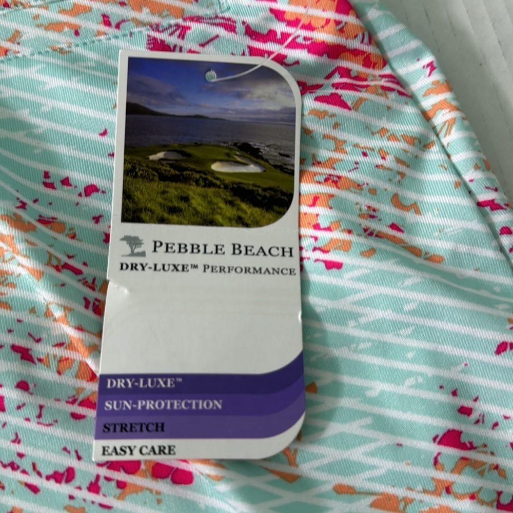 Pebble Beach Dry Luxe Performance Floral Skort Size XS NWT - Picture 6 of 12